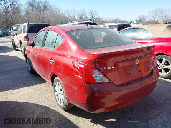 2014 Nissan Versa SV with VIN 3N1CN7AP5EL859231, listed as a IAAI auction lot 41766818 with 116,281 mi miles. Bid and sale history available at carsss.com. Image 3.