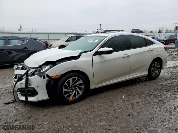 2016 Honda Civic Sedan EX with VIN 19XFC2F76GE086398, listed as a Copart auction lot 44047685 with 73,973 mi miles and Salvage Title. Bid and sale history available at carsss.com. Image 1.