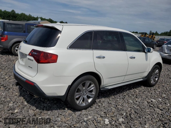 2013 Acura MDX Advance Pkg with VIN 2HNYD2H62DH513953, listed as a Copart auction lot 58642834 with 172,515 mi miles and Clean Title. Bid and sale history available at carsss.com. Image 3.