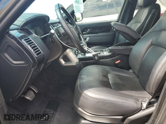 2021 Land Rover Range Rover P525 Westminster with VIN SALGS2SE3MA450912, listed as a Copart auction lot 57642085 with 75,755 mi miles and Salvage title. Bid and sale history available at DreamBid. Image 7.