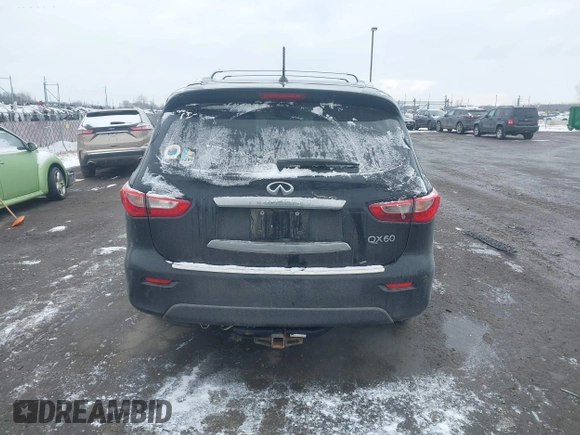 2015 Infiniti QX60 z VIN 5N1AL0MM7FC524175, wystawiony jako IAAI lot #41417720 z przebiegiem 124 622 mil mil oraz . Historia ofert i sprzedaży dostępna na DreamBid. Obrazek 16.