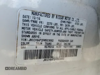 2015 Infiniti Q40 with VIN JN1CV6AP2FM503692, listed as a Copart auction lot 78728724 with 132,822 mi miles and Salvage Title. Bid and sale history available at carsss.com. Image 14.
