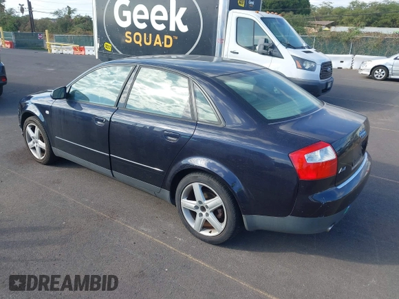 2003 Audi A4 1.8T with VIN WAULC68E93A352772, listed as a IAAI auction lot 41241820 with 49,680 mi miles. Bid and sale history available at carsss.com. Image 3.