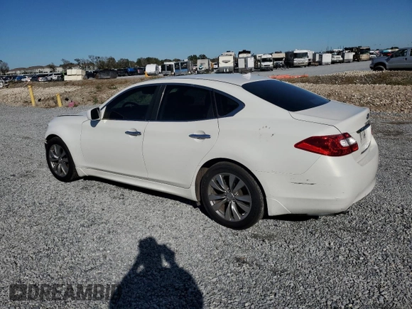 2012 Infiniti M37 with VIN JN1BY1AP9CM330321, listed as a Copart auction lot 84377654 with 165,296 mi miles and Non Repairable. Bid and sale history available at carsss.com. Image 2.