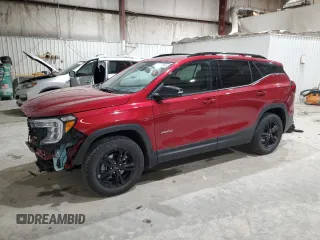 2024 GMC Terrain AT4 with VIN 3GKALYEG3RL164766, listed as a Copart auction lot 45088655 with 15,333 mi miles and Salvage Title. Bid and sale history available at carsss.com. Image 1.