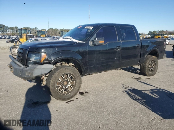 2011 Ford F-150 Lariat with VIN 1FTFW1E61BFD40513, listed as a Copart auction lot 46020075 with 0 mi miles and Clean Title. Bid and sale history available at carsss.com. Image 1.