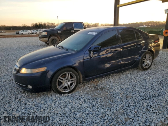 2007 Acura TL with VIN 19UUA66257A013696, listed as a Copart auction lot 49601615 with 278,003 mi miles and Salvage Title. Bid and sale history available at carsss.com. Image 1.