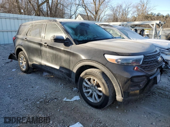 2021 Ford Explorer with VIN 1FMSK8BH0MGA57828, listed as a Copart auction lot 87733745 with 37,057 mi miles and Salvage Title. Bid and sale history available at carsss.com. Image 4.