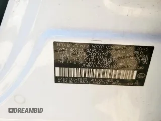 2016 Lexus IS 200t с VIN JTHBA1D27G5011399, выставлен на аукционе Copart как лот 61561595 с пробегом 100 788 миль миль и Списание • Salvage title. История ставок и продаж доступна на DreamBid. Изображение 12.