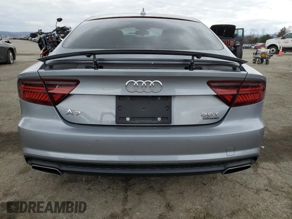 2017 Audi A7 Prestige with VIN WAU22AFC7HN049024, listed as a Copart auction lot 82763423 with 53,322 mi miles. Bid and sale history available at carsss.com. Image 6.