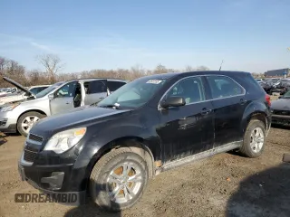 2011 Chevrolet Equinox LS with VIN 2CNALBEC9B6227428, listed as a Copart auction lot 48557265 with 153,818 mi miles and Salvage Title. Bid and sale history available at carsss.com. Image 1.
