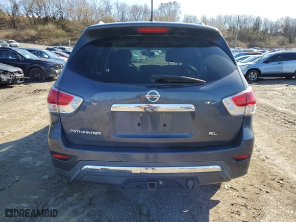 2013 Nissan Pathfinder Platinum with VIN 5N1AR2MN4DC629238, listed as a Copart auction lot 49966295 with 256,507 mi miles and Clean Title. Bid and sale history available at carsss.com. Image 6.