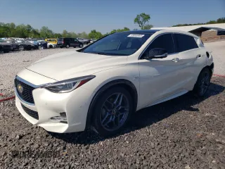 2018 Infiniti QX30 Luxury z VIN SJKCH5CP2JA044425, wystawiony jako Copart lot #53065965 z przebiegiem 111 224 mil mil oraz Szkoda całkowita • Salvage title. Historia ofert i sprzedaży dostępna na DreamBid. Obrazek 1.