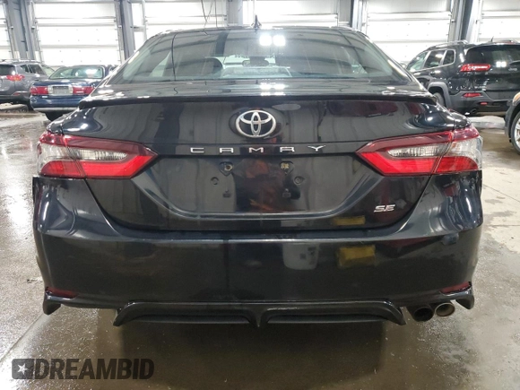 2021 Toyota Camry SE Nightshade with VIN 4T1G11AKXMU465459, listed as a Copart auction lot 43991835 with 0 mi miles and Non Repairable. Bid and sale history available at carsss.com. Image 6.