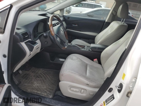 2010 Lexus RX 450h with VIN JTJBC1BA0A2016911, listed as a Copart auction lot 42614515 with 169,490 mi miles and Salvage title. Bid and sale history available at DreamBid. Image 7.