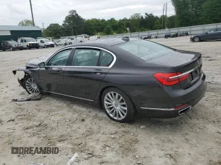2016 BMW 7 Series 740i z VIN WBA7E2C5XGG547732, wystawiony jako Copart lot #53868025 z przebiegiem 72 838 mil mil oraz Szkoda całkowita • Salvage title. Historia ofert i sprzedaży dostępna na DreamBid. Obrazek 2.