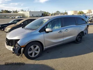 2019 Honda Odyssey EX-L z VIN 5FNRL6H78KB008533, wystawiony jako Copart lot #74846774 z przebiegiem 51 536 mil mil oraz Szkoda całkowita • Salvage title. Historia ofert i sprzedaży dostępna na DreamBid. Obrazek 1.
