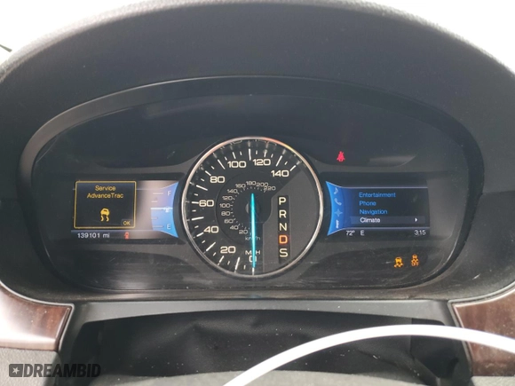 2013 Ford Edge Limited with VIN 2FMDK3KC5DBB17948, listed as a Copart auction lot 51182285 with 139,101 mi miles and Salvage Title. Bid and sale history available at carsss.com. Image 9.