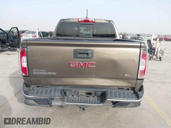 2016 GMC Canyon 2WD SLT with VIN 1GTG5DE38G1271225, listed as a IAAI auction lot 41801681 with 209,454 mi miles. Bid and sale history available at carsss.com. Image 16.