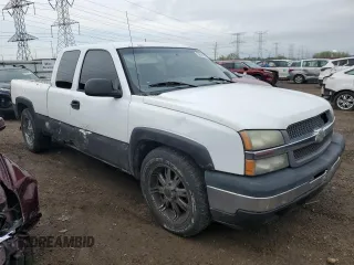 2005 Chevrolet Silverado 1500 Work Truck with VIN 1GCEC19X25Z254430, listed as a Copart auction lot 55614165 with 164,174 mi miles and Clean Title. Bid and sale history available at carsss.com. Image 4.