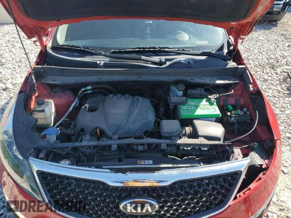 2014 Kia Sportage LX with VIN KNDPB3AC2E7548776, listed as a Copart auction lot 51706205 with 108,540 mi miles and Clean Title. Bid and sale history available at carsss.com. Image 12.