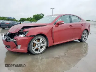 2009 Lexus IS 250 with VIN JTHBK262195104843, listed as a Copart auction lot 60726865 with 156,752 mi miles and Salvage title. Bid and sale history available at DreamBid. Image 1.