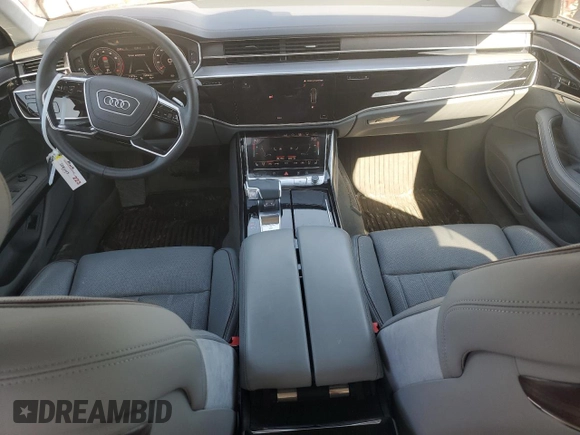 2020 Audi A8 with VIN WAU8DAF84LN014109, listed as a Copart auction lot 48527885 with 17,319 mi miles and Non Repairable. Bid and sale history available at carsss.com. Image 8.