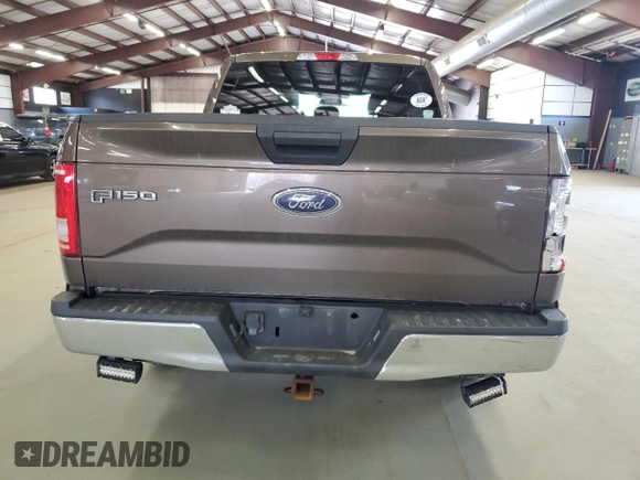 2016 Ford F-150 XLT with VIN 1FTEW1EG1GFA16490, listed as a Copart auction lot 52670595 with 135,505 mi miles and Salvage Title. Bid and sale history available at carsss.com. Image 6.
