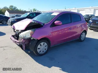 2015 Mitsubishi Mirage DE with VIN ML32A3HJ6FH056090, listed as a IAAI auction lot 41740985 with 91555 miles. Bid and sale history available at carsss.com. Image 18.