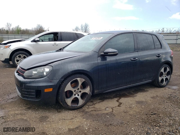 2013 Volkswagen GTI with VIN WVWGD7AJ5DW000789, listed as a Copart auction lot 53192595 with 122,517 mi miles and Clean Title. Bid and sale history available at carsss.com. Image 1.