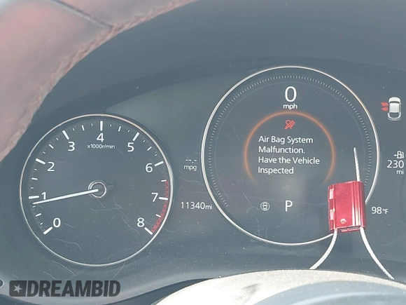 2023 Mazda CX-30 S Carbon Edition with VIN 3MVDMBCM4PM542160, listed as a IAAI auction lot 42175395 with 11,340 mi miles and . Bid and sale history available at DreamBid. Image 15.