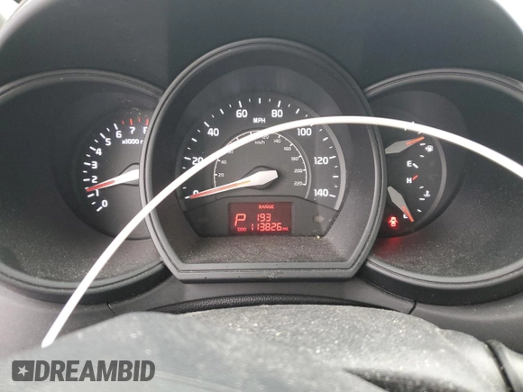2014 Kia Rio LX with VIN KNADM5A37E6354286, listed as a Copart auction lot 79502914 with 113,826 mi miles and Salvage Title. Bid and sale history available at carsss.com. Image 9.