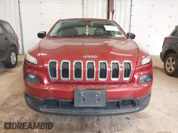 2015 Jeep Cherokee Sport with VIN 1C4PJMAB1FW708816, listed as a IAAI auction lot 41699755 with 182,507 mi miles. Bid and sale history available at carsss.com. Image 12.