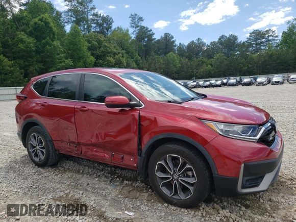 2020 Honda CR-V EX with VIN 7FARW1H56LE018380, listed as a Copart auction lot 56694645 with 71,513 mi miles and Salvage title. Bid and sale history available at DreamBid. Image 4.