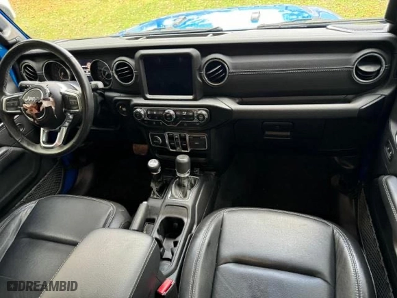 2022 Jeep Wrangler Unlimited Sahara with VIN 1C4HJXEG6NW248854, listed as a Copart auction lot 49020345 with 33,569 mi miles and Clean Title. Bid and sale history available at carsss.com. Image 9.