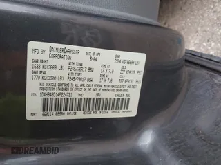 2004 Dodge Durango SLT z VIN 1D4HB48D14F224721, wystawiony jako IAAI lot #41568451 z przebiegiem 191 006 mil mil oraz . Historia ofert i sprzedaży dostępna na DreamBid. Obrazek 9.