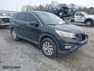 2015 Honda CR-V EX with VIN 2HKRM3H5XFH551707, listed as a IAAI auction lot 41407718 with 165,744 mi miles. Bid and sale history available at carsss.com. Image 1.