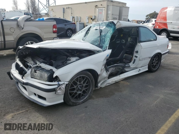 1999 BMW 3 Series M3 with VIN WBSBG9332XEY80431, listed as a Copart auction lot 45370495 with 146,595 mi miles and Salvage Title. Bid and sale history available at carsss.com. Image 1.