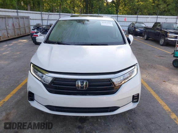 2022 Honda Odyssey Touring with VIN 5FNRL6H88NB026592, listed as a IAAI auction lot 42367048 with 57,066 mi miles and . Bid and sale history available at DreamBid. Image 12.