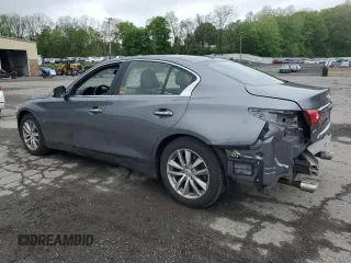 2015 Infiniti Q50 Premium with VIN JN1BV7AR6FM419944, listed as a Copart auction lot 55504355 with 101,886 mi miles and Salvage Title. Bid and sale history available at DreamBid. Image 2.