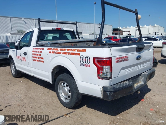 2019 Ford F-150 XL with VIN 1FTMF1CBXKKD47748, listed as a IAAI auction lot 41983277 with 120,933 mi miles. Bid and sale history available at carsss.com. Image 3.