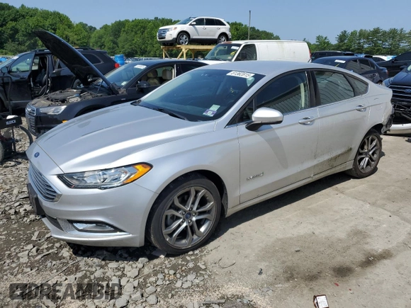 2017 Ford Fusion Hybrid SE with VIN 3FA6P0LU1HR403281, listed as a Copart auction lot 61362815 with 73,107 mi miles and Salvage title. Bid and sale history available at DreamBid. Image 1.