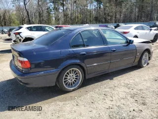 2001 BMW 5 Series 540i with VIN WBADN63481GM72490, listed as a Copart auction lot 48681505 with Not provided miles and Salvage title. Bid and sale history available at DreamBid. Image 3.