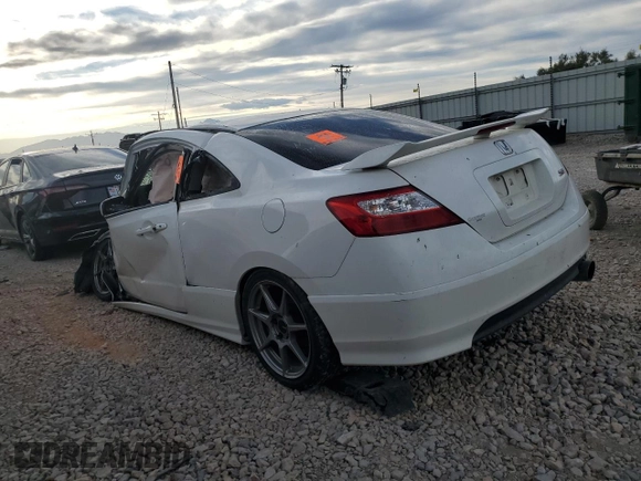 2008 Honda Civic Cpe Si with VIN 2HGFG21548H701015, listed as a Copart auction lot 70387984 with 0 mi miles and Salvage Title. Bid and sale history available at carsss.com. Image 2.