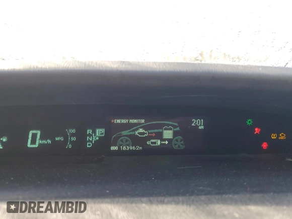 2010 Toyota Prius Four with VIN JTDKN3DU6A1003263, listed as a Copart auction lot 51858095 with 183,962 mi miles and Salvage Title. Bid and sale history available at DreamBid. Image 9.
