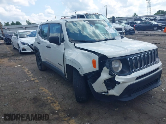 2020 Jeep Renegade Sport z VIN ZACNJAAB8LPL16038, wystawiony jako IAAI lot #40168242 z przebiegiem 105 275 mil mil oraz . Historia ofert i sprzedaży dostępna na DreamBid. Obrazek 1.
