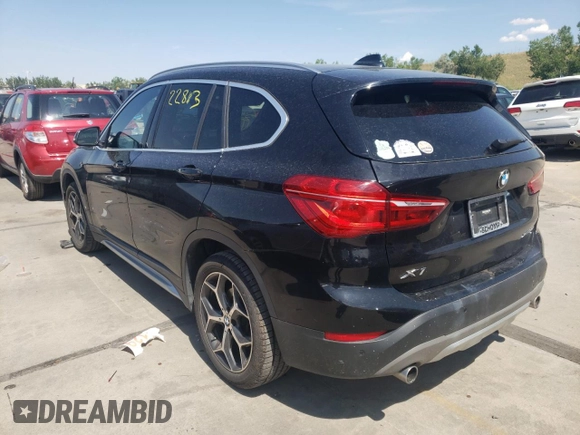 2019 BMW X1 xDrive28i with VIN WBXHT3C53K3H34285, listed as a Copart auction lot 54206252 with 22,883 mi miles. Bid and sale history available at carsss.com. Image 3.
