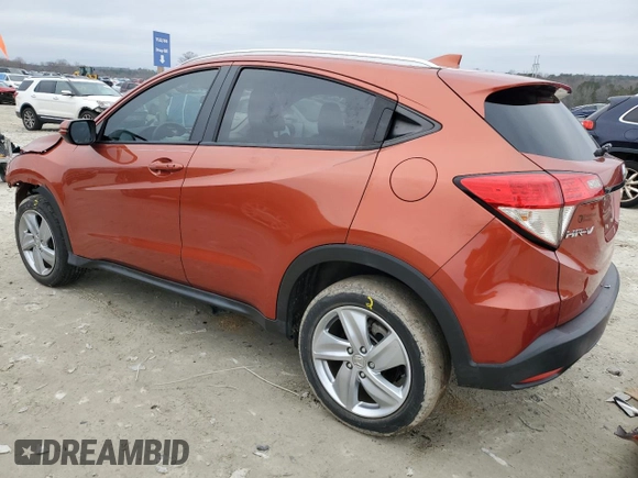 2020 Honda HR-V EX with VIN 3CZRU6H5XLM709982, listed as a Copart auction lot 43223565 with 74,874 mi miles and Salvage Title. Bid and sale history available at carsss.com. Image 2.