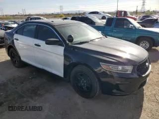 2019 Ford Police Interceptor Sedan with VIN 1FAHP2MK4KG103458, listed as a Copart auction lot 52939635 with 55,296 mi miles and Salvage Title. Bid and sale history available at carsss.com. Image 4.