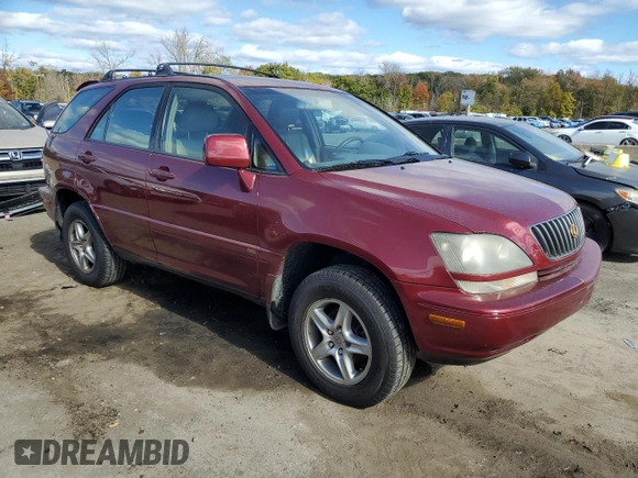 1999 Lexus RX 300 Luxury SUV with VIN JT6HF10U4X0080074, listed as a Copart auction lot 76031084 with 155,621 mi miles and Clean Title. Bid and sale history available at carsss.com. Image 4.